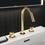 Immagine di Ideal Standard JOY miscelatore monocomando lavabo 3 fori, con scarico, finitura brushed gold BC783A2