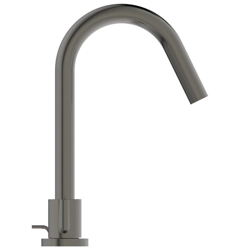 Immagine di Ideal Standard JOY miscelatore monocomando lavabo 3 fori, con scarico, finitura magnetic grey BC783A5