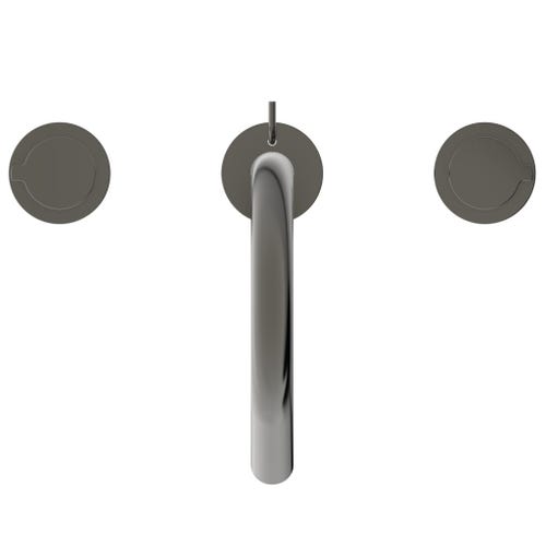 Immagine di Ideal Standard JOY miscelatore monocomando lavabo 3 fori, con scarico, finitura magnetic grey BC783A5