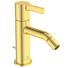 Immagine di Ideal Standard JOY miscelatore monocomando bidet, con scarico, finitura brushed gold BC784A2
