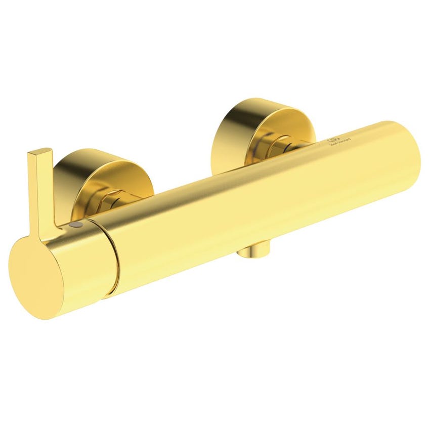 Immagine di Ideal Standard JOY miscelatore monocomando esterno per doccia, finitura brushed gold BC785A2