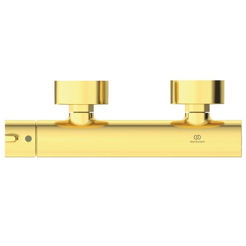 Immagine di Ideal Standard JOY miscelatore monocomando esterno per doccia, finitura brushed gold BC785A2