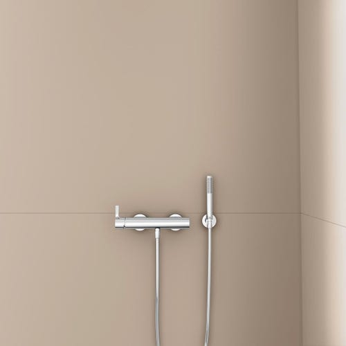 Immagine di Ideal Standard JOY miscelatore monocomando esterno per doccia, finitura cromo BC785AA