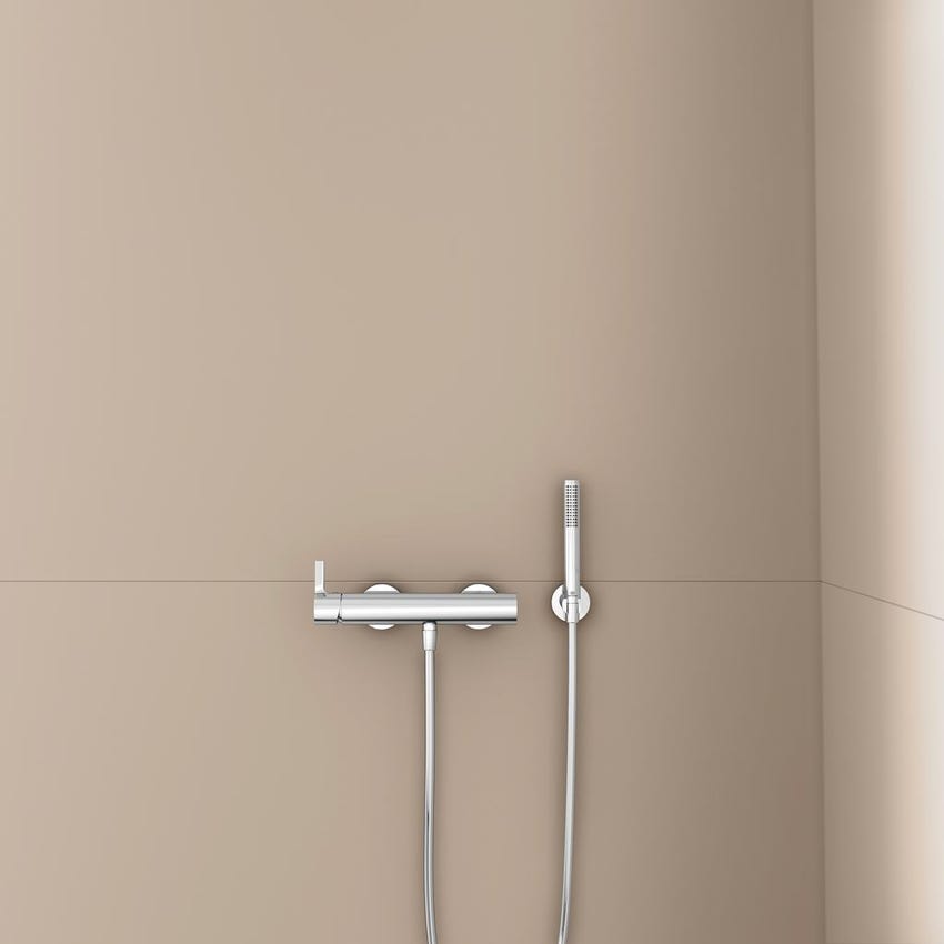 Immagine di Ideal Standard JOY miscelatore monocomando esterno per doccia, finitura cromo BC785AA