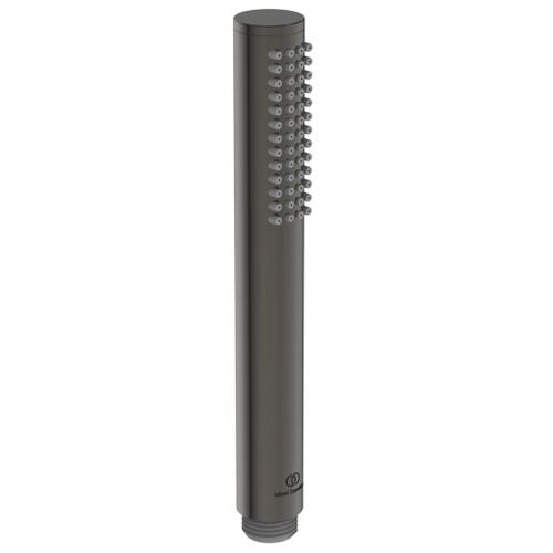 Immagine di Ideal Standard JOY miscelatore monocomando esterno per vasca/doccia, con doccetta a 1 funzione, supporto fisso a muro e flessibile 160 cm, finitura magnetic grey BC787A5