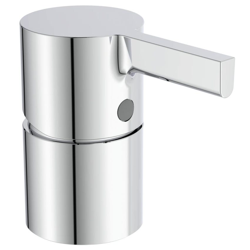 Immagine di Ideal Standard JOY gruppo bordo vasca 3 fori, con deviatore e doccetta stilo a 1 funzione, finitura cromo BC788AA