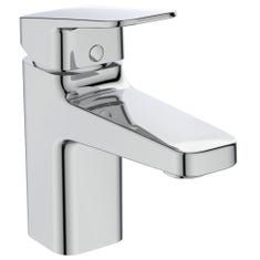 Immagine di Ideal Standard CERAPLAN miscelatore monocomando per lavabo, con scarico, con aeratore 5 l/min e fissaggi EasyFix, finitura cromo BD214AA