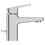 Immagine di Ideal Standard CERAPLAN miscelatore monocomando per lavabo, con scarico, con aeratore 5 l/min e fissaggi EasyFix, finitura cromo BD214AA