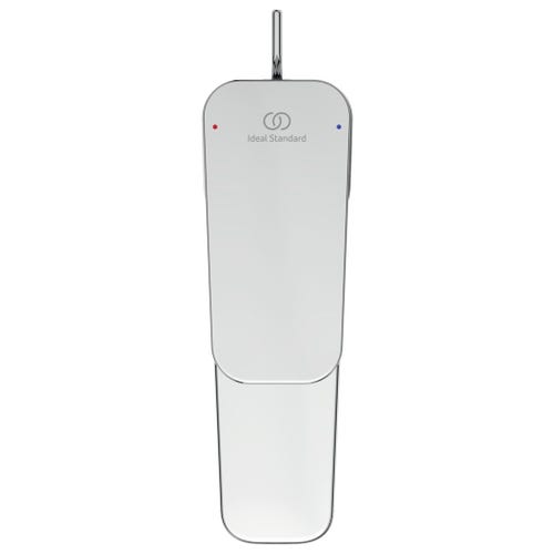 Immagine di Ideal Standard CERAPLAN miscelatore monocomando per lavabo, con scarico, con aeratore 5 l/min e fissaggi EasyFix, finitura cromo BD214AA