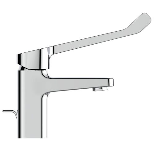 Immagine di Ideal Standard CERAPLAN miscelatore monocomando per lavabo a leva lunga, con scarico, finitura cromo BD218AA