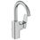 Immagine di Ideal Standard CERAPLAN miscelatore monocomando per lavabo, con bocca di erogazione tubolare orientabile, con scarico, finitura cromo BD235AA
