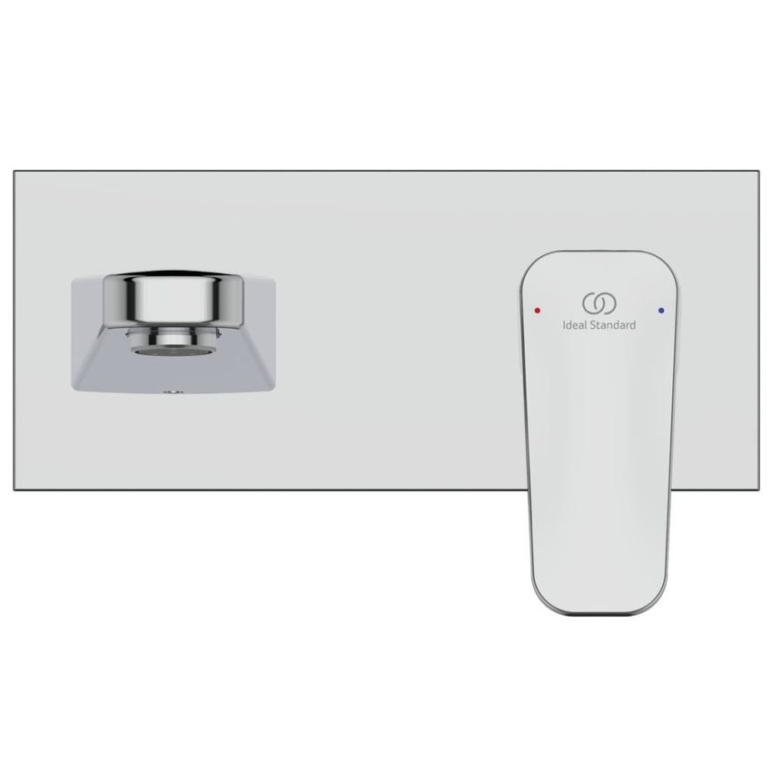 Immagine di Ideal Standard CERAPLAN miscelatore monocomando per lavabo, installazione a parete, finitura cromo BD244AA