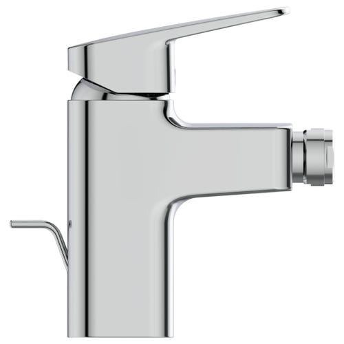 Immagine di Ideal Standard soluzione bagno completo, sanitari sospesi, lavabo con mobile 80 cm, doccia rettangolare 120x80 cm, colore bianco, rubinetteria finitura cromo SING11