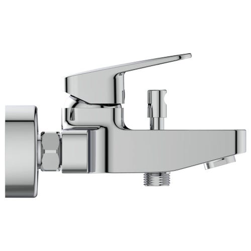 Immagine di Ideal Standard CERAPLAN miscelatore esterno per vasca/doccia, con doccetta Idealrain 1 funzione, supporto fisso e tubo flessibile 150 cm, finitura cromo BD256AA