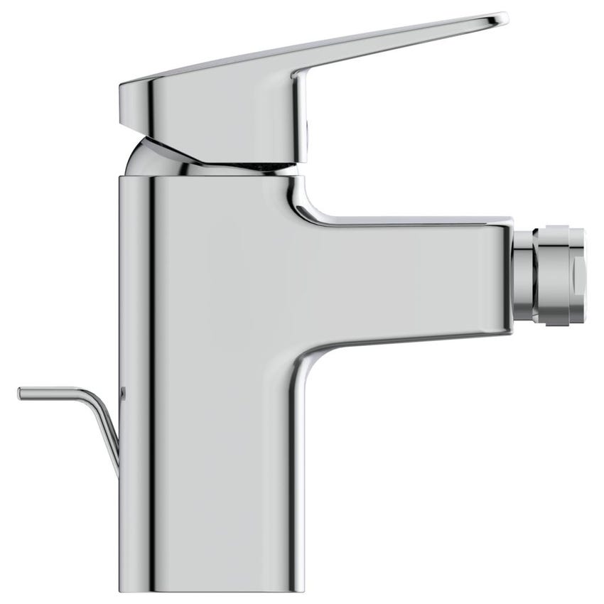 Immagine di Ideal Standard soluzione bagno completo, sanitari sospesi, lavabo 60 cm, vasca rettangolare 170x75, colore bianco finitura lucido, rubinetteria finitura cromo SING9