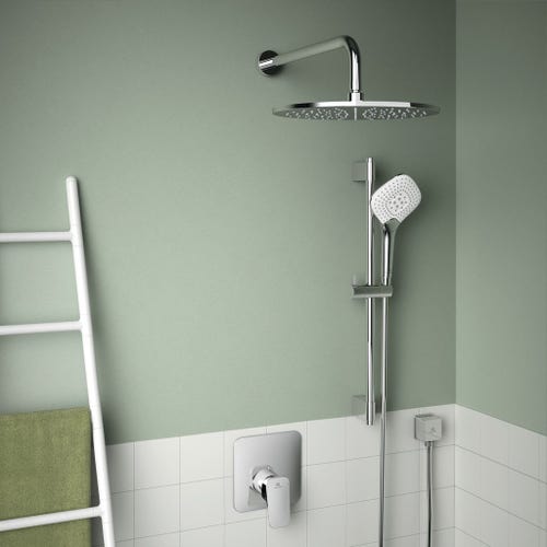 Immagine di Ideal Standard CERAPLAN miscelatore monocomando ad incasso per doccia, finitura cromo BD279AA