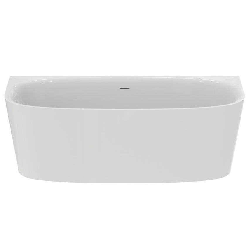 Immagine di Ideal Standard DEA vasca 180 cm centro parete dotata di colonna di scarico e telaio, colore bianco T994001