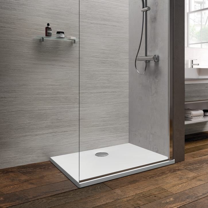 Immagine di Ideal Standard STRADA piatto doccia rettangolare L.90 P.70 cm con trattamento antiscivolo, colore bianco T2571YK