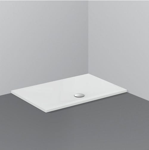 Immagine di Ideal Standard STRADA piatto doccia rettangolare L.100 P.80 cm con trattamento antiscivolo, colore bianco T2573YK