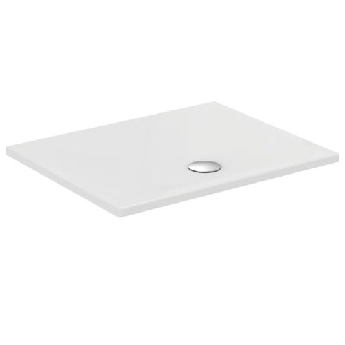 Immagine di Ideal Standard STRADA piatto doccia rettangolare L.100 P.80 cm con trattamento antiscivolo, colore bianco T2573YK