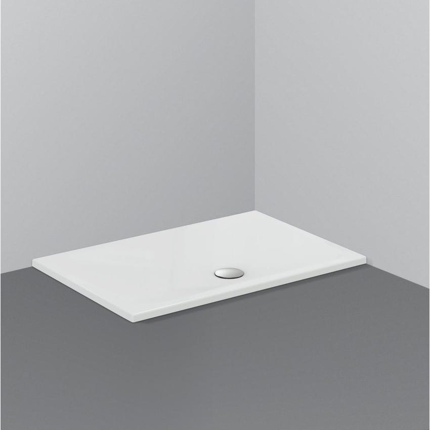 Immagine di Ideal Standard STRADA piatto doccia rettangolare L.120 P.80 cm con trattamento antiscivolo, colore bianco T2574YK
