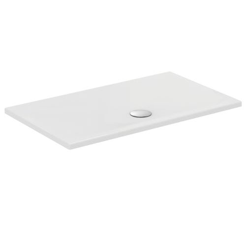Immagine di Ideal Standard STRADA piatto doccia rettangolare L.120 P.70 cm con trattamento antiscivolo, colore bianco T2576YK