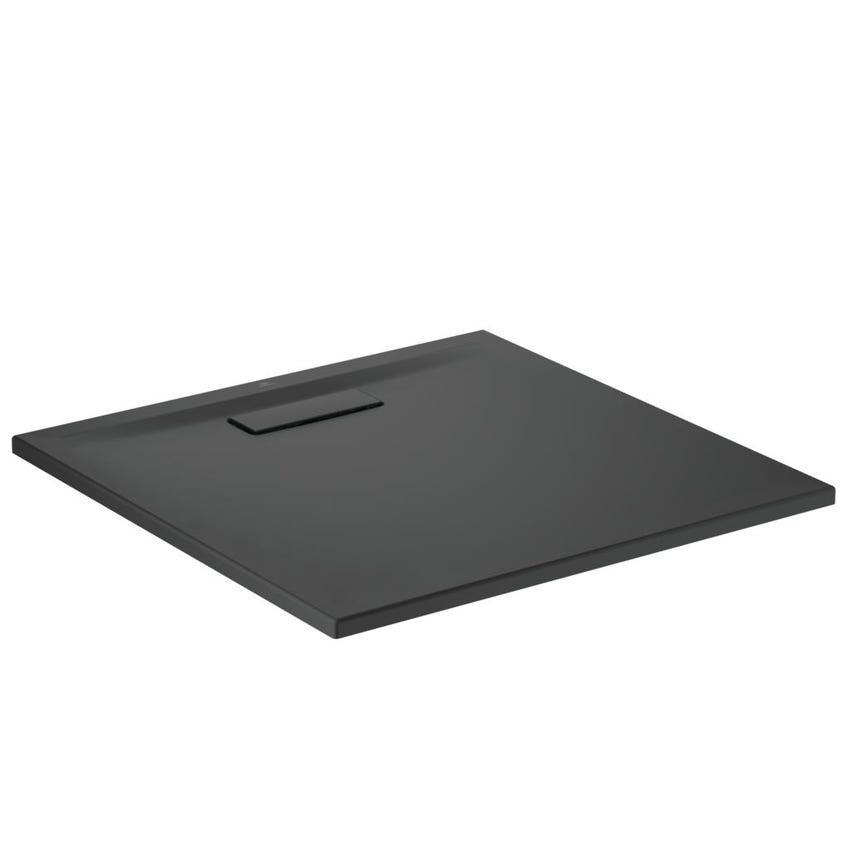 Immagine di Ideal Standard ULTRAFLAT NEW piatto doccia quadrato 80 cm, in acrilico, colore nero finitura opaco T4466V3