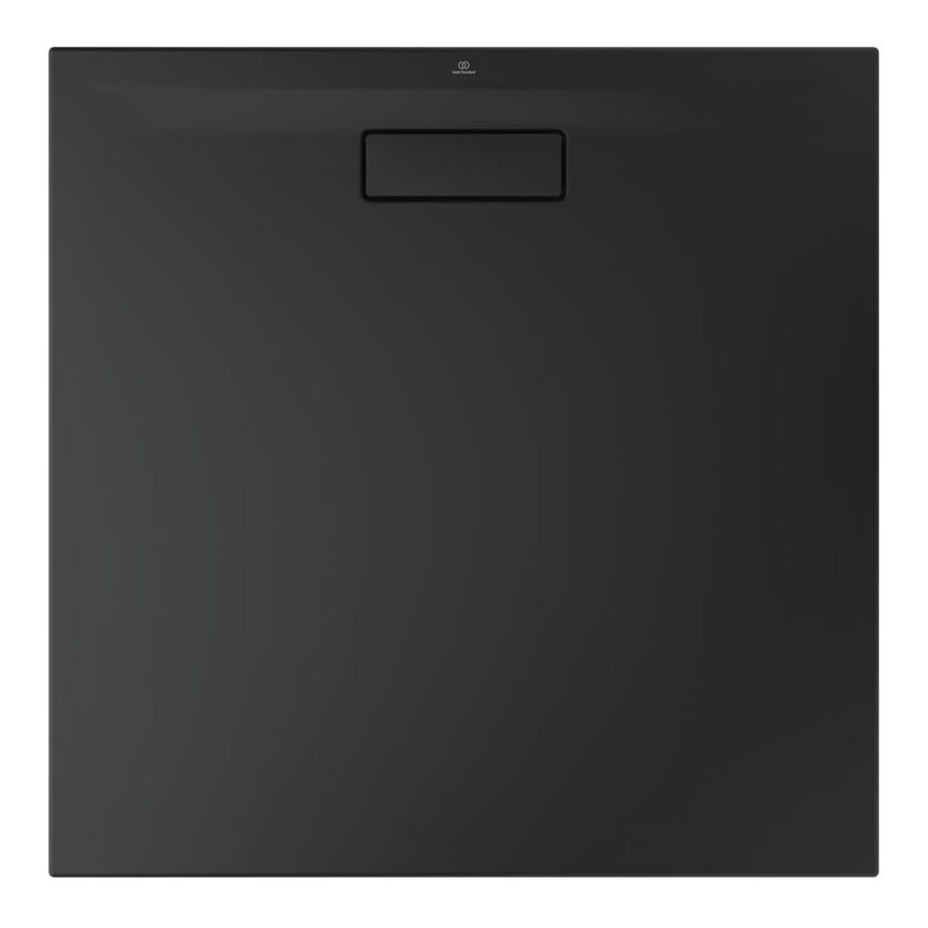 Immagine di Ideal Standard ULTRAFLAT NEW piatto doccia quadrato 90 cm, in acrilico, colore nero finitura opaco T4467V3