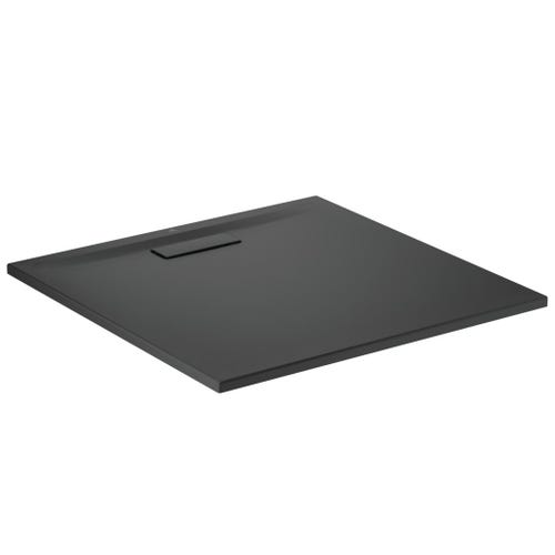Immagine di Ideal Standard ULTRAFLAT NEW piatto doccia quadrato 90 cm, in acrilico, colore nero finitura opaco T4467V3