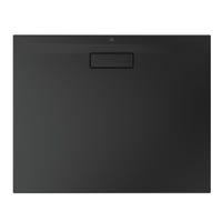 Immagine di Ideal Standard ULTRAFLAT NEW piatto doccia rettangolare L.100 P.80 cm, in acrilico, colore nero finitura opaco T4468V3