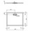 Immagine di Ideal Standard ULTRAFLAT NEW piatto doccia rettangolare L.100 P.80 cm, in acrilico, colore nero finitura opaco T4468V3