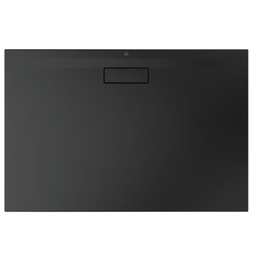 Immagine di Ideal Standard ULTRAFLAT NEW piatto doccia rettangolare L.120 P.80 cm, in acrilico, colore nero finitura opaco T4469V3