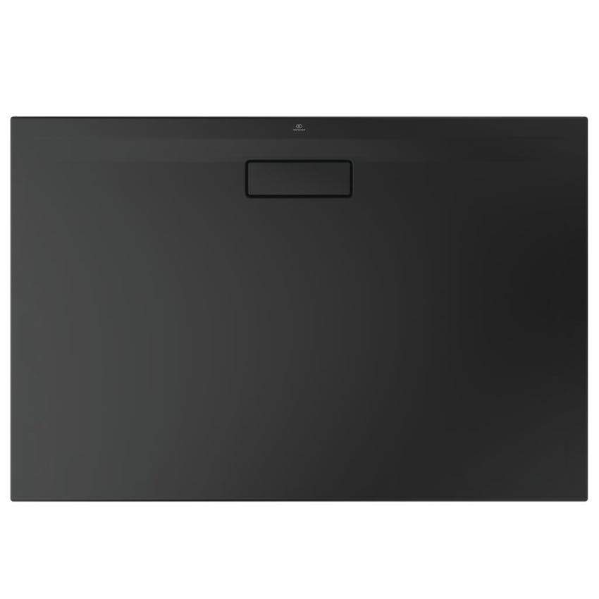 Immagine di Ideal Standard ULTRAFLAT NEW piatto doccia rettangolare L.120 P.80 cm, in acrilico, colore nero finitura opaco T4469V3