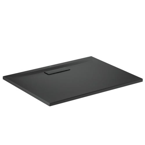 Immagine di Ideal Standard ULTRAFLAT NEW piatto doccia rettangolare L.90 P.70 cm, in acrilico, colore nero finitura opaco T4474V3