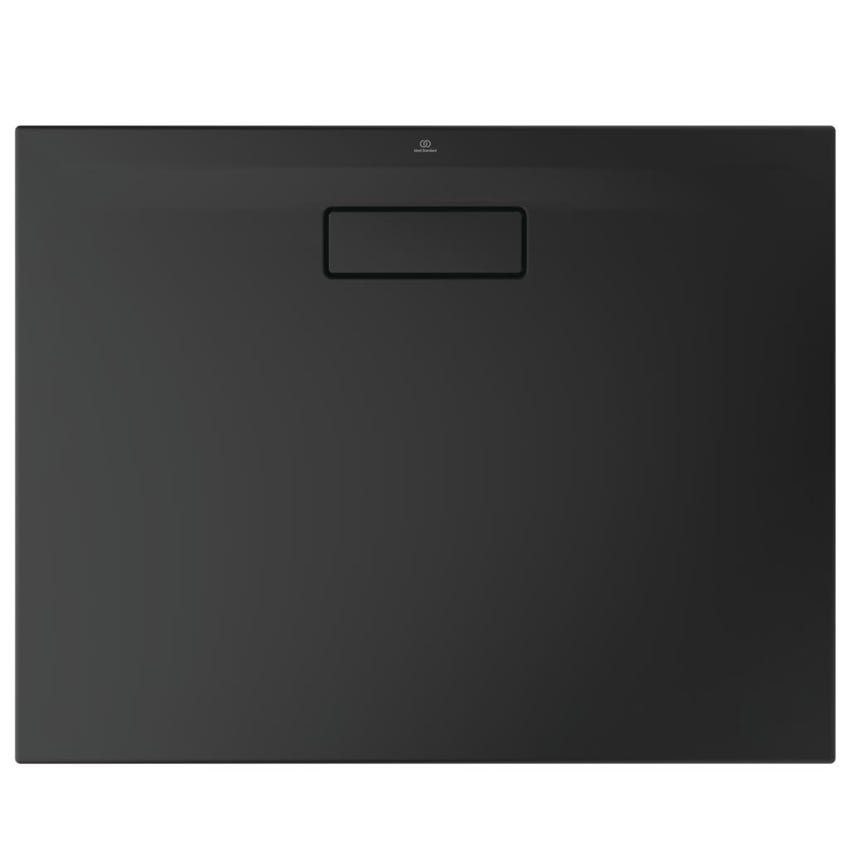 Immagine di Ideal Standard ULTRAFLAT NEW piatto doccia rettangolare L.90 P.70 cm, in acrilico, colore nero finitura opaco T4474V3