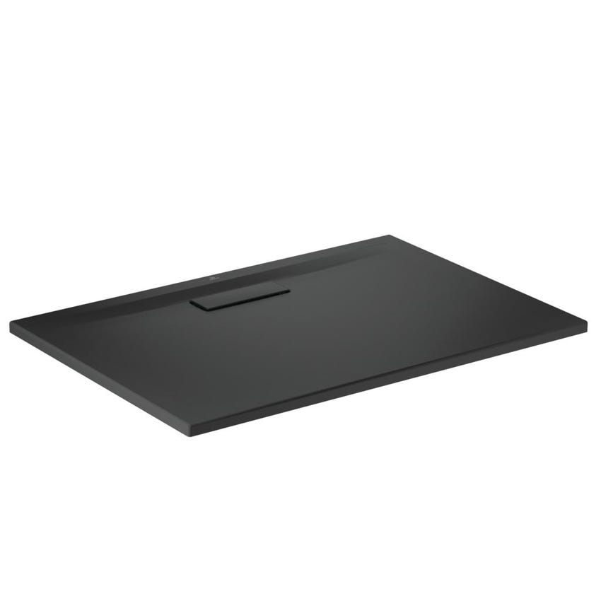 Immagine di Ideal Standard ULTRAFLAT NEW piatto doccia rettangolare L.100 P.70 cm, in acrilico, colore nero finitura opaco T4475V3