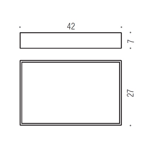 Immagine di Colombo Design COMPLEMENTI vassoio porta oggetti per cavalletto B9736, struttura rivestita in ecopelle, colore nero B92050-EPN