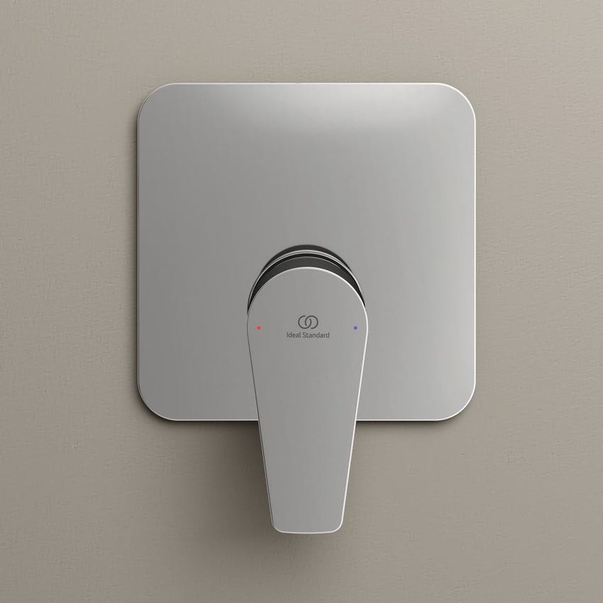 Immagine di Ideal Standard CERAFINE D miscelatore monocomando ad incasso per doccia, corpo incasso incluso, finitura cromo A7188AA