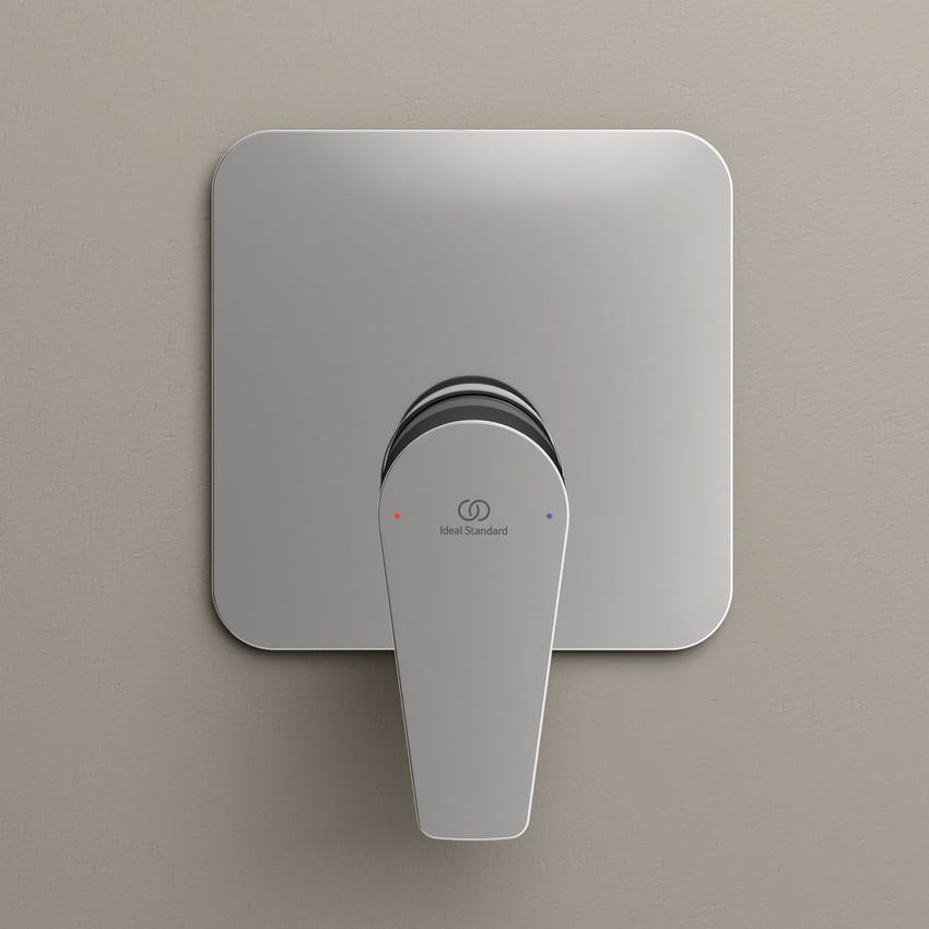 Immagine di Ideal Standard CERAFINE D miscelatore monocomando ad incasso per doccia, senza corpo incasso, finitura cromo A7190AA