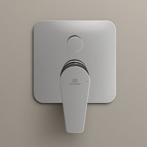 Immagine di Ideal Standard CERAFINE D miscelatore monocomando ad incasso per vasca/doccia, senza corpo incasso, finitura cromo A7191AA