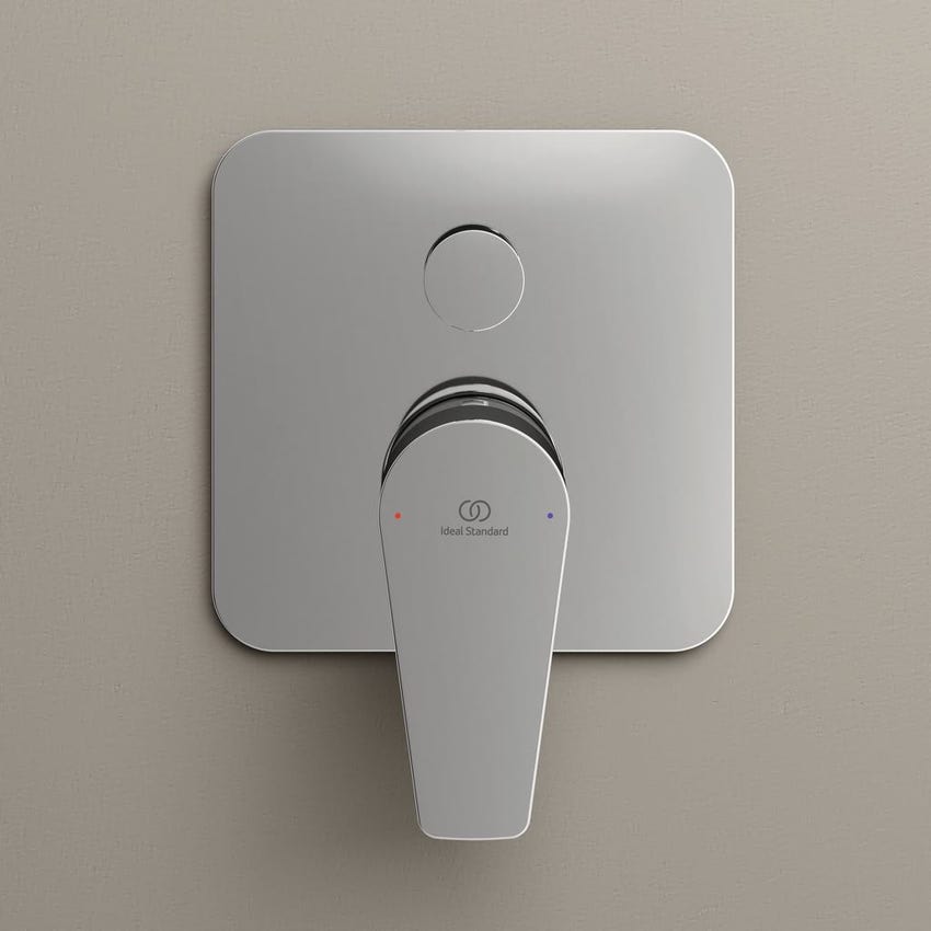 Immagine di Ideal Standard CERAFINE D miscelatore monocomando ad incasso per vasca/doccia, senza corpo incasso, finitura cromo A7191AA
