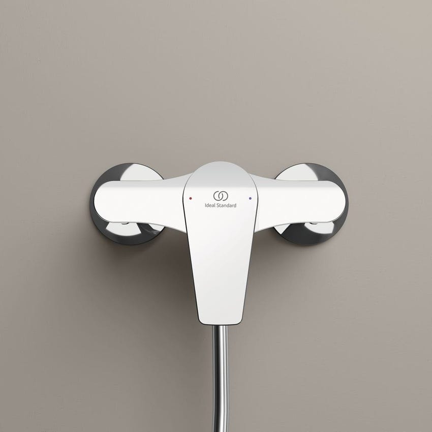 Immagine di Ideal Standard CERAFINE D miscelatore monocomando esterno per doccia, senza accessori doccia, finitura cromo BC493AA