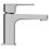 Immagine di Ideal Standard CERAFINE D miscelatore monocomando per lavabo H.14 cm, senza asta di comando e scarico piletta, finitura cromo BC682AA
