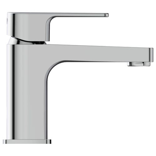 Immagine di Ideal Standard CERAFINE D miscelatore monocomando per lavabo H.14 cm, senza asta di comando e scarico piletta, finitura cromo BC682AA
