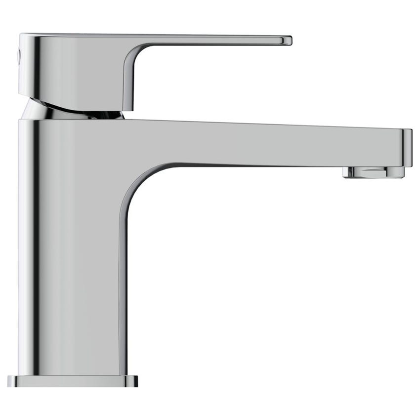 Immagine di Ideal Standard CERAFINE D miscelatore monocomando per lavabo H.14 cm, senza asta di comando e scarico piletta, finitura cromo BC682AA