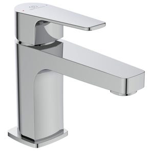 Immagine di Ideal Standard CERAFINE D miscelatore monocomando per lavabo H.14 cm, senza asta di comando e scarico piletta, finitura cromo BC682AA