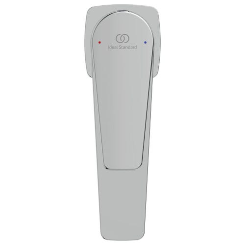 Immagine di Ideal Standard CERAFINE D miscelatore monocomando per lavabo H.14 cm, senza asta di comando e scarico piletta, finitura cromo BC682AA