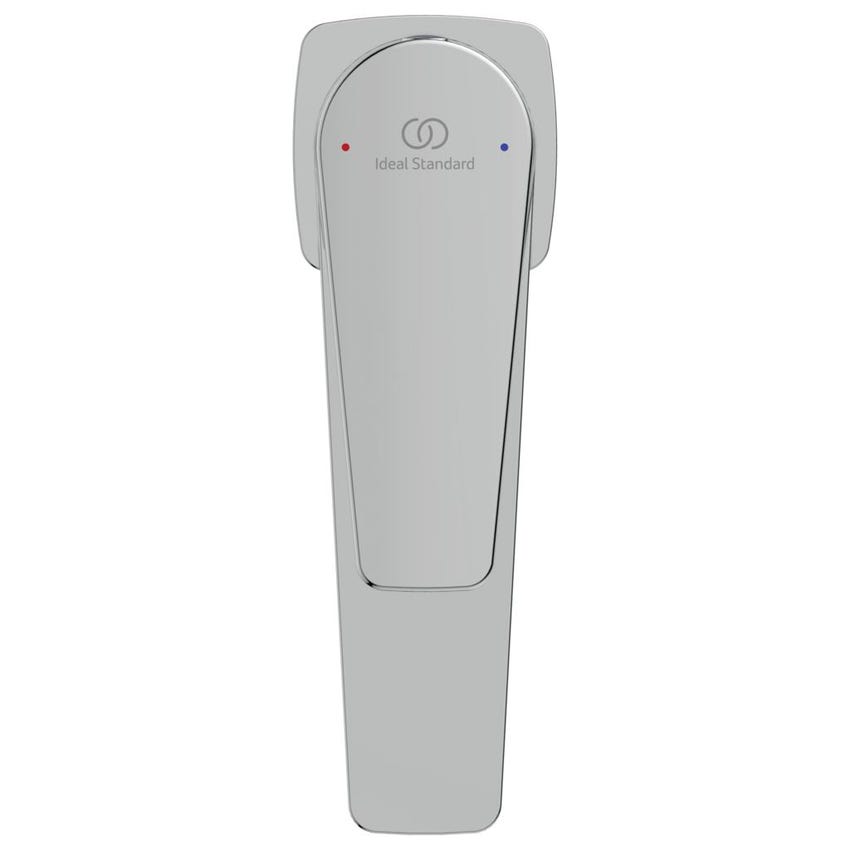 Immagine di Ideal Standard CERAFINE D miscelatore monocomando per lavabo H.14 cm, senza asta di comando e scarico piletta, finitura cromo BC682AA