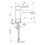 Immagine di Ideal Standard CERAFINE D miscelatore monocomando per lavabo H.14 cm, senza asta di comando e scarico piletta, finitura cromo BC682AA