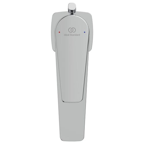 Immagine di Ideal Standard CERAFINE D miscelatore monocomando per lavabo H.14 cm, con asta di comando e scarico piletta da 1-1/4", finitura cromo BC685AA